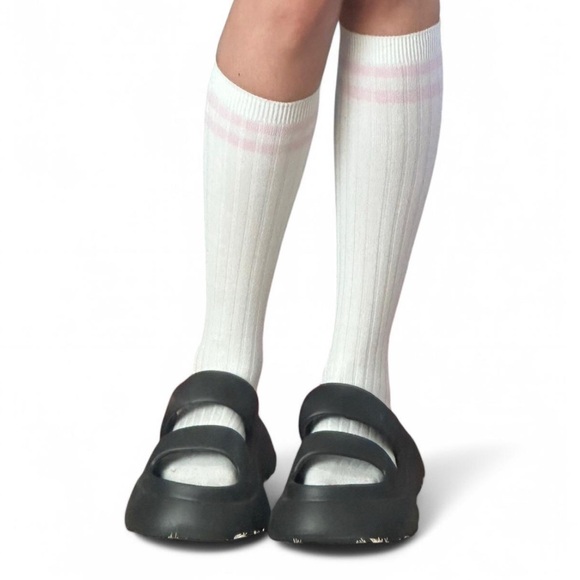 Black Cloud Platform Foam Slide Sandals - Picture 8 of 9